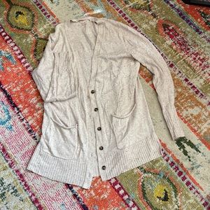 Longline cardigan. Size M